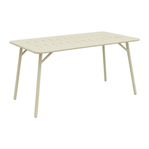 Masa de gradina, Moraja, Crem, 80x140x72 cm