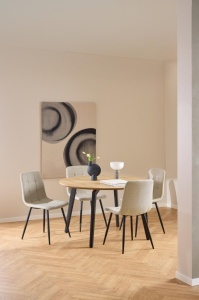 Masa dining Cadiz, Natural, 75x120x120 cm - Img 10