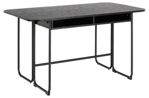 Masa dining Darlington, Negru, 77x80x140 cm - Img 5