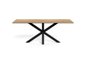 Masa dining Heaven, Natural, 75.5x200x100 cm - Img 3