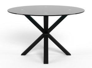 Masa dining Heaven V1, Transparent, 75.5x119x119 cm - Img 5
