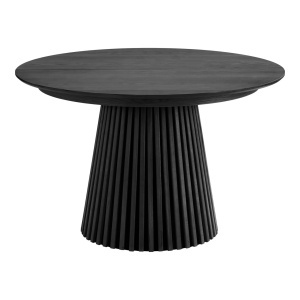 Masa dining Osaka, Negru, 120x120-160-200-240x75 cm