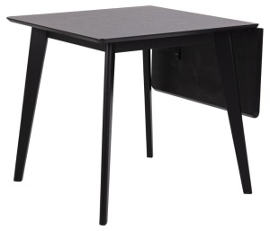Masa dining Roxby, Negru, 76x120x80 cm - Img 6