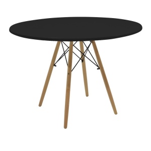 Masa Julita Negru 120x120x73 cm