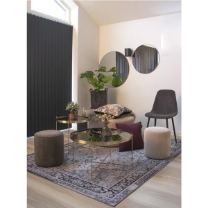 Oglinda de perete Jersey, Argintiu, 80x80x0.5 cm - Img 2