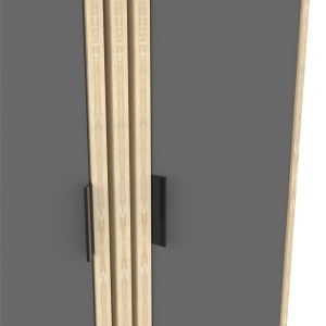 Pantofar V1, Shoby, Gri, 30x70.5x91 cm - Img 6