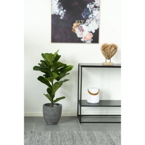 Planta artificiala decorativa Smochin lira, Verde, 36x46x100 cm