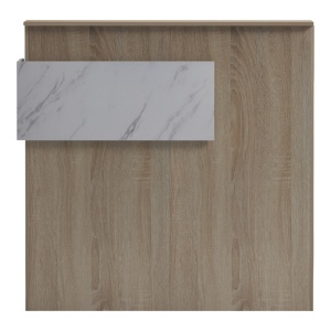 Receptie birou, Optima, Sonoma, 40x110x110 cm - Img 6