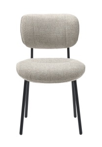 Scaun BUFFALO, Alb, 65x83x50 cm - Img 2