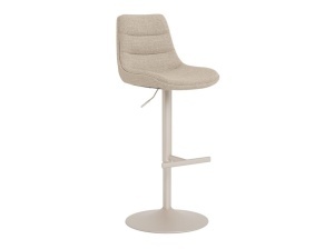 Scaun de bar Adisa V1, Bej, 95x47x52.5 cm - Img 2