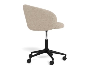 Scaun de birou Eleanor, Bej, 83x56x57 cm - Img 5