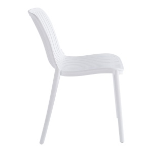 Scaun de gradina Stivuibil, Teragi, Alb, 43.5x58x82 cm - Img 3