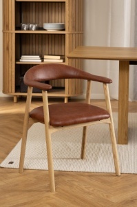 Scaun dining Addi, Maro, 75.5x56x54 cm