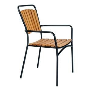 Scaun dining Cleveland, Natural, 58x64x91 cm
