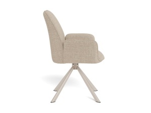 Scaun dining Glenda V1, Bej, 88.5x61x63 cm - Img 4