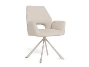 Scaun dining Graham, Bej, 87x59x62 cm - Img 3
