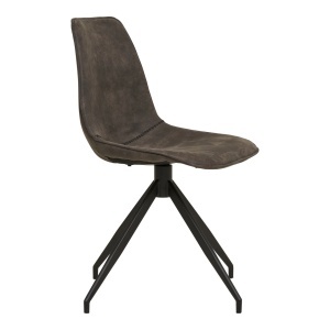 Scaun dining Monaco, Gri, 56x48x86 cm