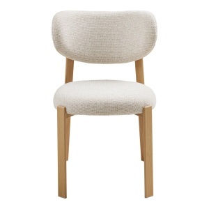 Scaun dining Savina, Bej, 60x50x81 cm - Img 4