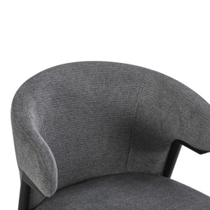 Scaun Ezande, Antracit, 48x55x81.5 cm - Img 4