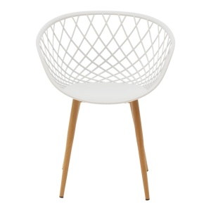 Scaun Ezra Pako Alb 62.5x56x82 cm - Img 4