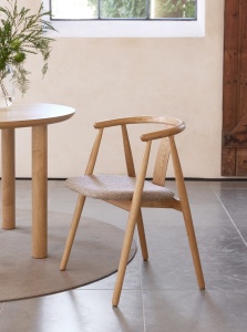 Scaun RELATE, Bej, 52x77x59 cm