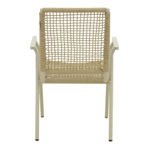 Scaun stivuibil, Weave, Natural, 63x57x86 cm - Img 6