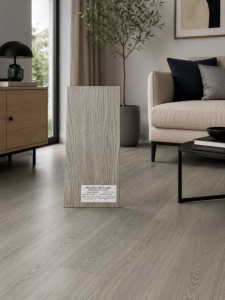 Set 14 buc. Parchet LVT, Pardoseala Vinil 2.5mm, Stomp, Gri, 15x1050 cm / 2.2 mp, Delta 8003-26