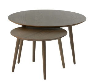 Set 2 piese Mese ADDA, Gri, 88-58x45-41x88-58 cm