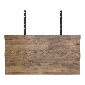 Set 2 piese Placi de extensie masa Toulon, Gri, 50x95x4 cm