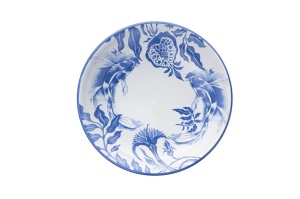Set boluri de sos din ceramica (6 bucati) Mayd100 Albastru 13x13x3.3 cm - Img 4