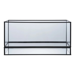 Suport pentru lumanari Hurricane, Negru, 30x12x15 cm - Img 5