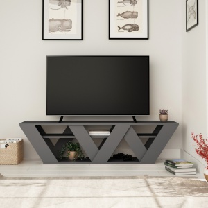 Έπιπλο TV Ralla Ανθρακί 158x40x30 cm