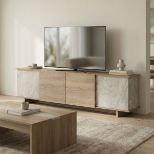 Έπιπλο TV, Zafore, Sonoma, 180x33x50 cm