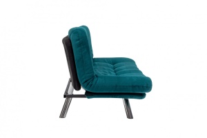 Αναδιπλούμενος καναπές 3 θέσεων Misa Small Sofabed Πετρόλ Πράσινο - Img 7