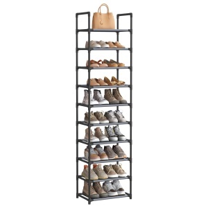 Αρθρωτή παπουτσοθήκη Songmics Γκρι 45x28x173 cm - Img 2