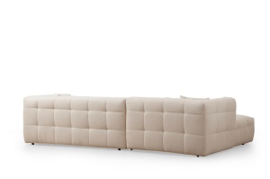 Αριστερός Modular Γωνιακός Καναπές Cady Μπεζ 300x150x72 cm - Img 6