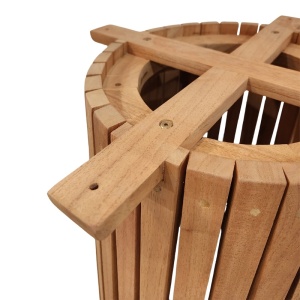 Βάση για επιφάνεια τραπεζιού Galy I Φυσικό 60x60x75 cm - Img 3