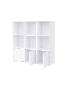 Βιβλιοθήκη Vasagle, 6 κύβοι, Λευκή, LBC33WT, 97 x 97 x 29 cm