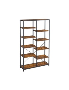 Βιβλιοθήκη Vasagle, Rustic Καφέ, LLS155B01, 30 x 100 x 170 cm