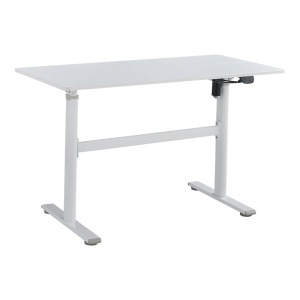 Γραφείο ρυθμιζόμενο καθ’ ύψος Karla λευκό 120x60x72/115 cm