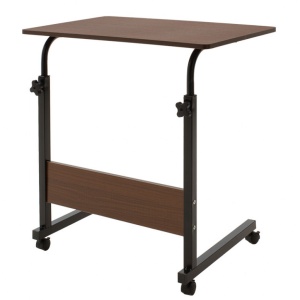 Γραφείο Piper Dark Oak - Μαύρο 60x40x69-90 cm - Img 2
