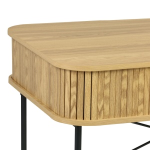 Γραφείο Scandi, Pako World, MDF/Μέταλλο, Φυσικό, 120x60x76 cm - Img 5