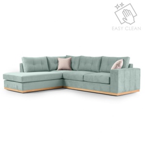 Δεξιός Γωνιακός Καναπές Boston Ciel - Κρεμ - Natural 280x225x95 cm
