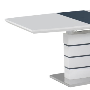 Επεκτεινόμενο τραπέζι Darsile Γκρι Ανθρακί MDF 140x90x76 cm - Img 7