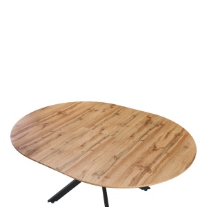Επεκτεινόμενο τραπέζι Edina, Pako World, MDF, Sonoma, 130-170x130x75 cm - Img 5