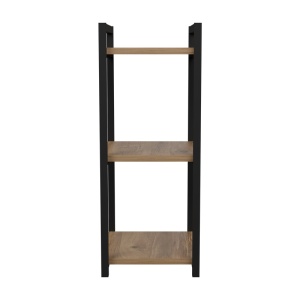 Επιδαπέδιο ράφι Black μέταλλο Pako World φυσικό 33x28x70 cm - Img 3