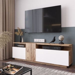 Έπιπλο TV Elana Sonoma-Λευκό 150x29.5x46.3cm - Img 4