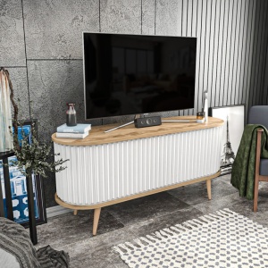 Έπιπλο TV Stor-Oud Oak, Λευκό - Img 4