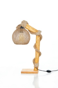 Επιτραπέζιο φωτιστικό Canata Natural 24x24x50 cm - Img 2