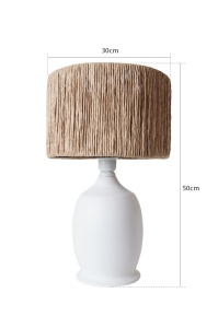 Επιτραπέζιο φωτιστικό YL598 Λευκό 30x50 cm - Img 3